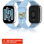Redmi Watch 5 Active / Redmi 5 Lite Uyumlu Klasik Silikon Kordon - Açık Mavi