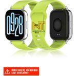 Redmi Watch 5 Active / Redmi 5 Lite Uyumlu Klasik Silikon Kordon - Açık Yeşil
