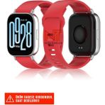 Redmi Watch 5 Active / Redmi 5 Lite Uyumlu Klasik Silikon Kordon - Kırmızı