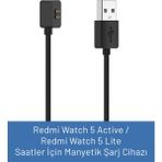 Redmi Watch 5 Active / Redmi Watch 5 Lite Uyumlu Şarj Cihazı - Siyah