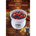 REDMOON Kefeli Ultra Lüks Dijital Ekranlı 5 Kg 1 gr Çok Şık Hassas Elektronik Mutfak Terazisi