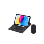 Redmud Teknoloji Ipad 8.Nesil 10.2 İnç Uyumlu Bluetooth Özellikli Klavyeli Kılıf Mouse Ve Dokunmatik Kalem Set