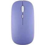 Redmud Teknoloji Macbook / Ipad /tablet Uyumlu Şarj Edilebilir Bilgisayar ve Tablet Kablosuz Bluetooth Mouse - Lila