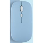 Redmud Teknoloji Macbook / Ipad /tablet Uyumlu Şarj Edilebilir Bilgisayar ve Tablet Kablosuz Bluetooth Mouse - Mavi