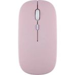 Redmud Teknoloji Macbook / Ipad /tablet Uyumlu Şarj Edilebilir Bilgisayar ve Tablet Kablosuz Bluetooth Mouse - Pembe