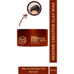Redone Creative Clay Wax 100 ml Mat Etki ve Güçlü Tutuş Özelliği ile Şekillendirici Krem