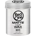 RedOne Mat Wax Saç Şekillendirici - Güçlü Tutma Özelliği, 100 ml, Beyaz