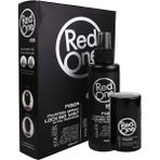 Redone Men Saç Dolgunlaştırıcı Saç Fiberi Saç Tozu+Sprey 2Li Set - siyah