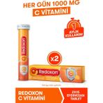 Redoxon C Vitamini 15 Efervesan Tablet 2Li Paket 1000 Mg C Vitamini İçeren Takviye Edici Gıda