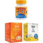 Redoxon Çocuklar Için C,d Ve Çinko Desteği 60 Çiğneme T.+ C Vitamini 30 T.+ D3 K2 Vitamin Damla 20 Ml