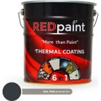 Redpaint Thermal Coating (Thermal Paint–ısı Yalıtım Boyası) İç, Dış Cephe ve Çatı Isı Yalıtım Boyası - Antrasit - Gri - 18 Kg