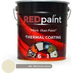 Redpaint Thermal Coating (Thermal Paint–ısı Yalıtım Boyası) İç, Dış Cephe ve Çatı Isı Yalıtım Boyası - Krem - 18 Kg