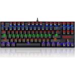 Redragon K552-KR Kumara Red Switch Tkl Tr Q Mekanik Siyah Kablolu Gaming (Oyuncu) Klavye - Option-1 - 001-Renkli