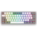Redragon K616 Fizz Pro Rgb Red Switch 2.4ghz Kablosuz Klavye beyaz-gri