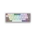 REDRAGON K616 Fizz PRO RGB Red Switch 2.4GHz Kablosuz Mekanik Oyuncu Klavyesi, Gri-Beyaz