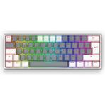 Redragon K616 Fizz Pro Rgb Red Switch 2.4ghz Kablosuz Türkçe Mekanik Oyuncu Klavyesi - Gri - Beyaz