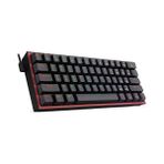 Redragon K617-RGB 16,8 Milyon Rgb Aydınlatma, Red Switch Fizz%60 Q Türkçe Kablolu Mekanik Oyuncu Klavyesi Siyah - Option-1 - 001-Renkli