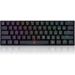 Redragon K630-Rgb Dragonborn %60 Blue Switch Siyah Mekanik Kablolu Oyuncu Klavyesi