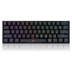 Redragon K630 Rgb Dragonborn Blue Swıtch %60 Q Tr Siyah Mekanik Oyuncu Klavyesi