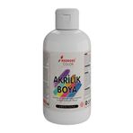REDROSE COLOR Beyaz Akrilik Boya 250gr Sanatsal, Dekoratif, Hobi Amaçlı, Canlı Renkler