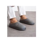 redtan Gri Erkek Ev Terliği | Ortopedik | Yumuşak Tabanlı | Içi Kürklü Damat Terliği & Çeyizlik