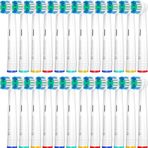 REDTRON Oral B (24 Sayılı) için Yedek Fırça Başlıkları, Hassas Temizlik için Profesyonel Oral B Fırça Başlıkları, Pro1000 Pro3000 Pro5000 Pro7000 ve Daha Fazlası ile Uyumlu Diş Fırçası Başlıkları