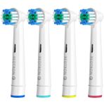 REDTRON Oral B (4 Sayılı) için Yedek Fırça Başlıkları, Hassas Temizlik için Profesyonel Oral B Fırça Başlıkları, Pro1000 Pro3000 Pro5000 Pro7000 ve Daha Fazlası ile Uyumlu Diş Fırçası Başlıkları