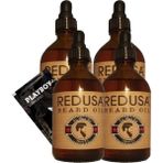 Redusa 4 Adet 100 Ml Sakal Bakım Yağı Redusa Beard Oil + Yanında Jel