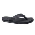 REDVOLUTION Flip Flop Klasik Suni Deri Myst Siyah Kadın Sandalet