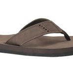 REDVOLUTION Flip Flop Patter Gravür Şık Kahverengi-0270 Erkek Sandalet