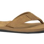 REDVOLUTION Flip Flop Patter Gravür Şık Taba-0270 Erkek Sandalet