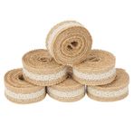 Redxiao Roll çuval bezi, jute Craft DIY bant ev için düğün hediye paketi hediyelik dekorasyon el işi