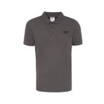 Reebok 100251572 BLAZE EMBROIDERED SS POLO Antrasit Polo Regular Fit Düz Erkek T-Shirt