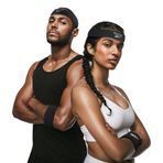 Reebok 3pc Unisex Atletik Ter Bandı Seti - 2.25 "Egzersiz Kafa Bandı ve 3.25" Bileklikler w/Kuru Kalma Teknolojisi, Havlu Kumaş Bant Nem Emici Kumaş | Aktif Konfor için Kaliteli Fitness Aksesuarları