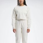 Reebok Activ Coll Dreamblend Mid Kadın Ekru Yuvarlak Yaka Sweatshirt