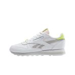 Reebok Bayan Classic Leather spor ayakkabı, Ftwwht Pugry2 Aciyel, 37.5 EU