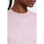 Reebok cl Ae Bıg Logo Crop Tee Pembe Kadın Kısa Kol T-Shirt - XS