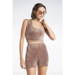 Reebok cl Wde Plush Tank Kahverengi Kadın Atlet - XS