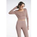 Reebok CL WDE TREND LS TOP Kahverengi Kadın Uzun Kol T-Shirt