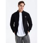 Reebok Cn 10904 Pıer Polar Fz Siyah Regular Fit Düz Erkek Zip Ceket - 2XL