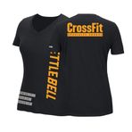 Reebok Crossfit Kadın Siyah Her SME II Kettlebell Tri-Blend V Yaka Tişört A53316