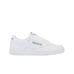 Reebok Erkek Club C tenis ayakkabısı, Beyaz Glegrn Vecblu, 38.5 EU