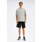 Reebok Erkek Gri Kısa Kollu Tişört S Beden SILICONE BADGE T-SHIRT Modeli