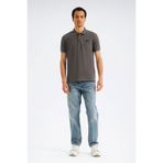 Reebok Erkek Gri Polo Yaka Tişört XL Beden BLAZE EMBROIDERED SS POLO Modeli