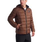 Reebok Erkek Montu - Hafif Kapüşonlu Kapitone Şişme Mont - Erkekler için Sıcak Yalıtımlı Kışlık Ceket (S-4X), Karamel, 3X