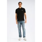 Reebok Erkek Siyah Polo Yaka Tişört S Beden BLAZE EMBROIDERED SS POLO Modeli