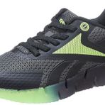 Reebok erkek ZIG N' GLOW ELASTİK DANTEL Sneaker, Siyah/şeffaf zevk, 47 EU