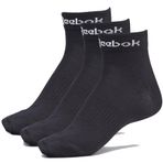 Reebok GH8166 Act Core Ankle Sock 3P Siyah Erkek Çorap