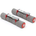 Reebok Unisex Yetişkin Dumbbells Softgrip dambıllar, kırmızı, 1 kg