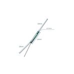 Reed Switch 3 Pin Dc 60v 4w Anahtar Röle No Nc Kontak Çıkışı Kapı Pencere Makine Sayaç Kontaktör